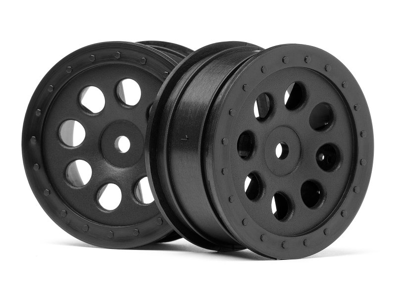Picture of HPI Racing HPI103039 ST-8 Wheel OffSpare Parts Set&#44; Black - 2 Piece