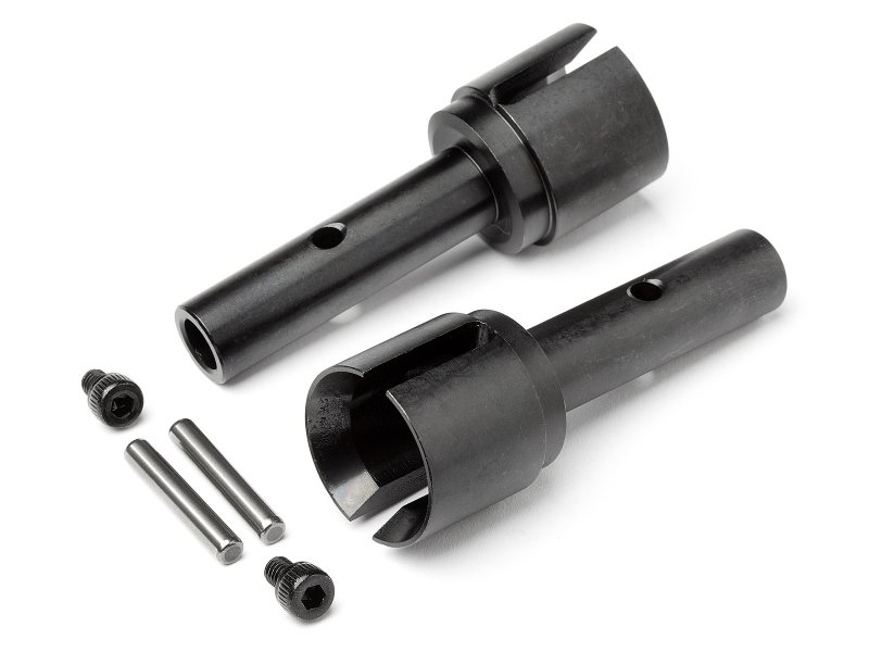 Super Heavy Duty Drive Axle - Black - 25 x 70 mm - 2 Piece - Enhanced Durability