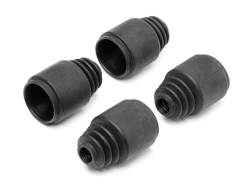 HPI104968 25 x 47 mm Axle Boot for Baja- 5SC-SS Boss Spare Parts Set, Black - 4 Piece