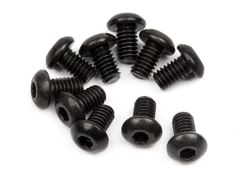 Picture of HPI Racing HPI100864 M2.5 x 4 mm Button Head Screw, 10 Piece