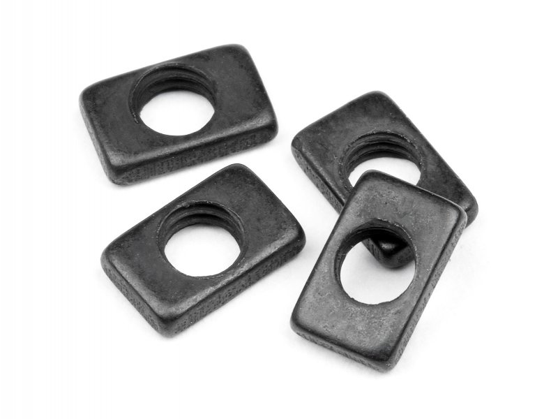 HPI101226 3 mm Steering Nut Bullet MT & ST, 4 Piece