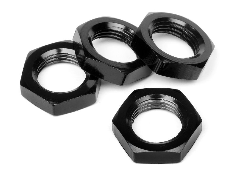 HPI67492 17 mm Wheel Nut Vorza Flux & Trophy, Black - 4 Piece