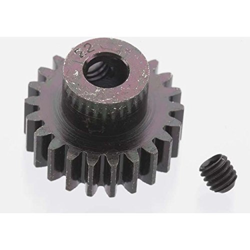 Extra Hard 22 Tooth Blackened Steel 32 Pitch Pinion 5 mm