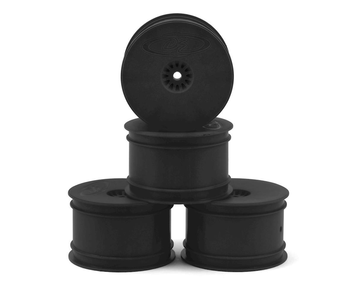 Speedline Buggy Wheels, Black - 4 Piece for Associated B6-B64, TLR22-22-4 & Rear