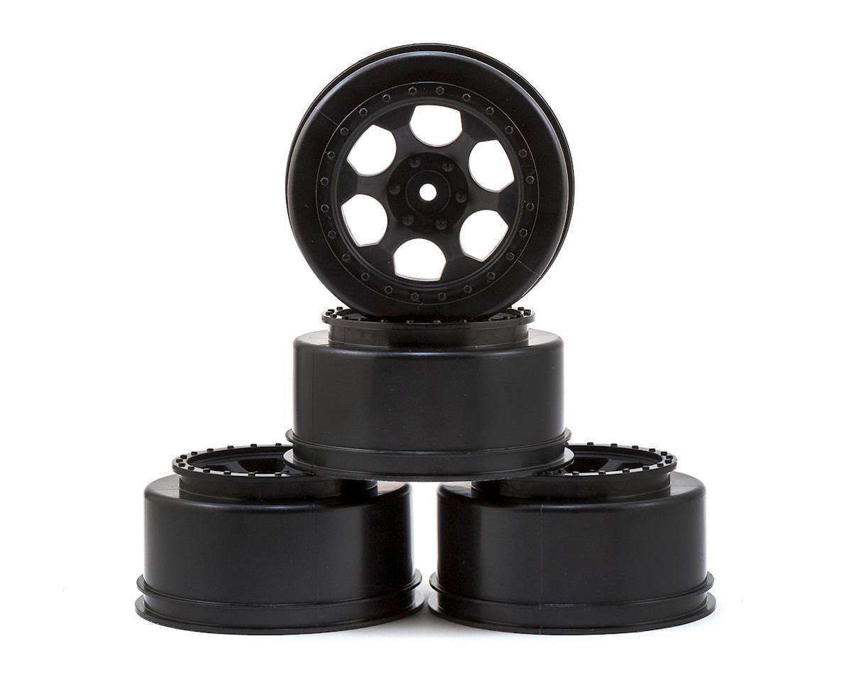 Trinidad Short Course Wheels - Black for Associated SC5M- SC10-ProSC
