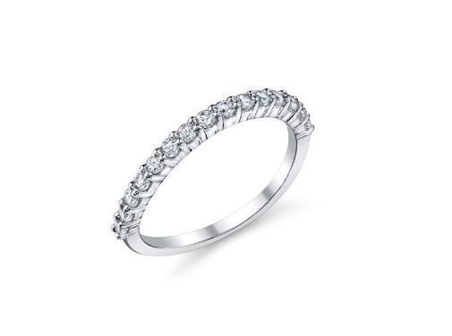 Picture of Harry Chad Enterprises 34165 2.40 CT Sparkling Round Cut Diamonds Wedding Band - 14K White Gold