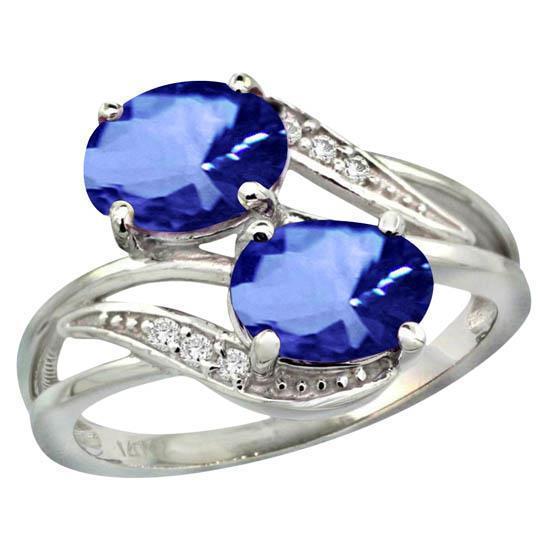 Picture of Harry Chad Enterprises 36836 4.50 CT Antique Sri Lankan Sapphire Oval Diamonds Engagement Ring