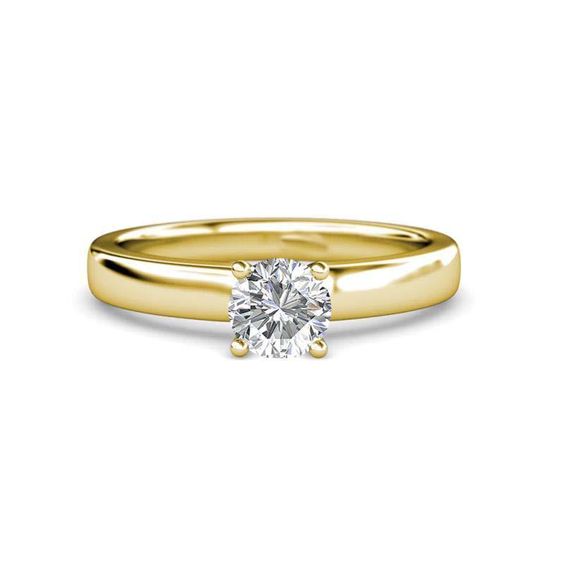Picture of Harry Chad Enterprises 25499 2.00 CT Yellow Prong Set Solitaire Sparkling Diamond Wedding Ring