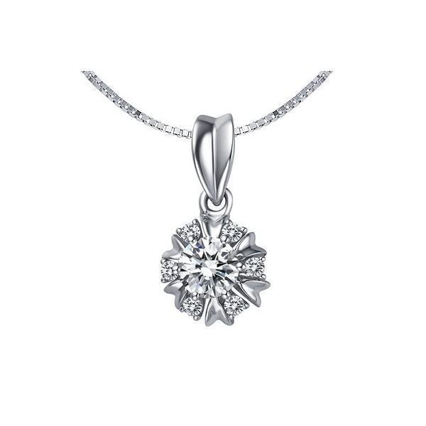 Picture of Harry Chad Enterprises 33440 2.10 CT Round Cut Diamonds Circle Shape Women Pendant Necklace