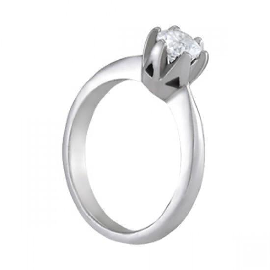 Picture of Harry Chad Enterprises 10619 0.75 CT 14K Round Diamond Solitaire with Prong Setting Wedding Ring - Solid Gold