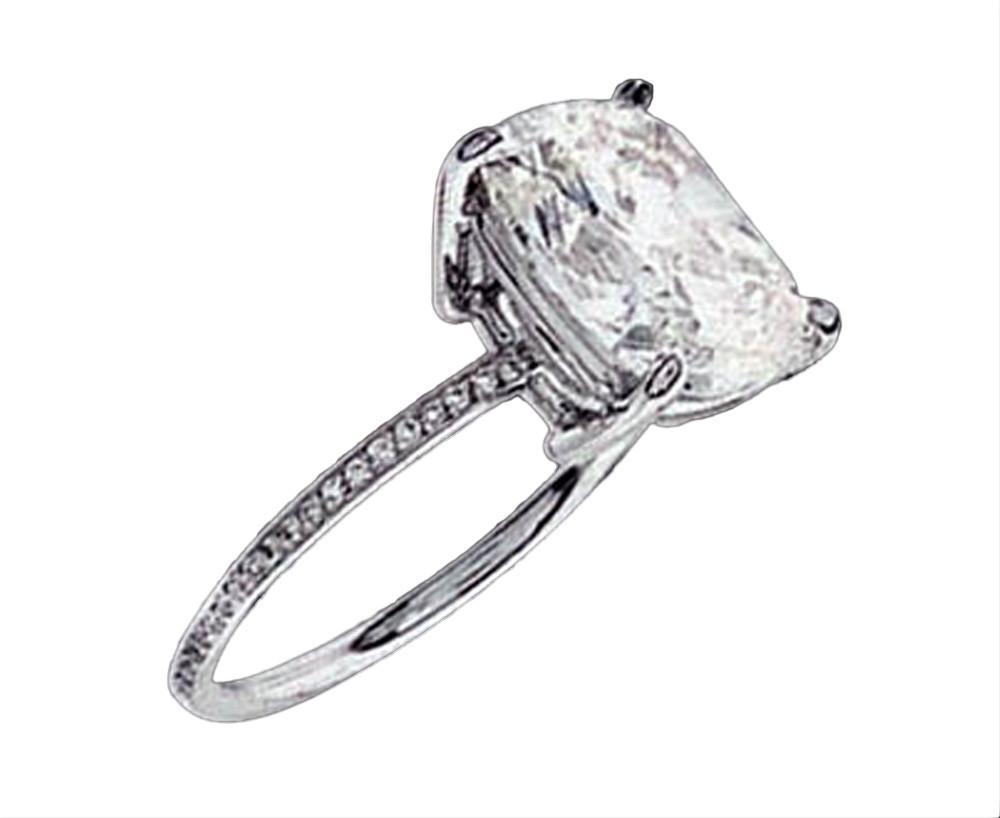 Picture of Harry Chad Enterprises 13681 2.51 CT Sparkling Diamonds Solitaire Ring with Accents