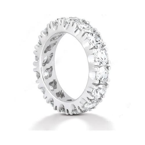 4 CTDiamonds F VS1 Eternity Wedding Band - Gold