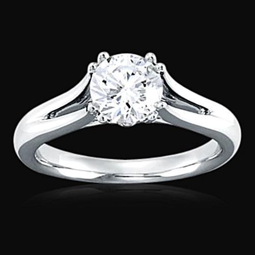 Picture of Harry Chad Enterprises 12876 2.01 CT Diamond Solitaire Ring High Brilliance Ring