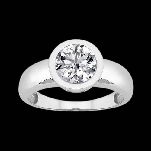 Picture of Harry Chad Enterprises 126 2.5 CT Solitaire Diamond Royal Engagement Ring