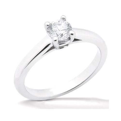 Picture of Harry Chad Enterprises 12834 1.0 CT Diamond Solitaire F VS1 White Gold Ring