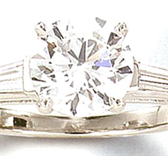 Picture of Harry Chad Enterprises 12486 1.85 CT Diamond Engagement 18K F VVS1 & VS1 Anniversary Ring