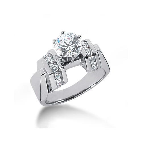 Picture of Harry Chad Enterprises 12686 1.85 CT Diamond Ring F VVS1 Diamonds Engagement Ring
