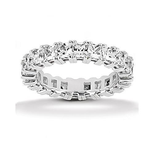 Picture of Harry Chad Enterprises 13352 10.20 CT Sparkling Diamonds Wedding Band - White Gold