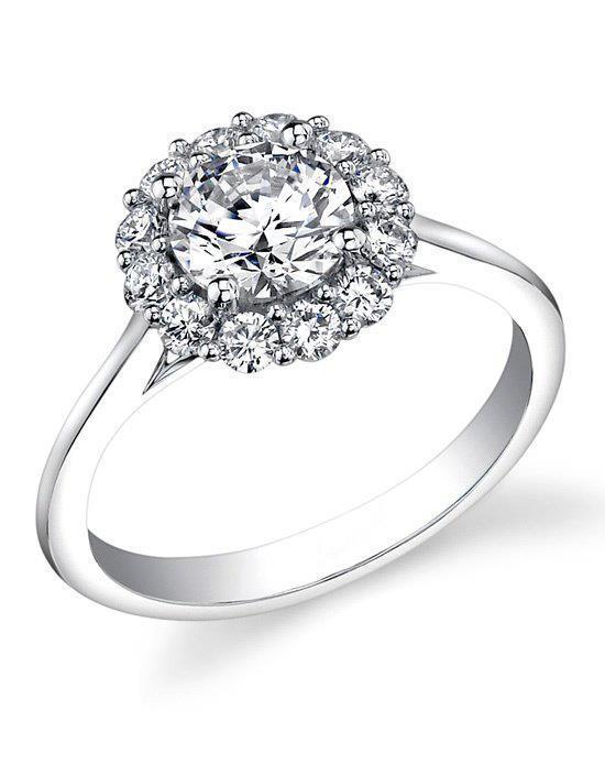 Picture of Harry Chad Enterprises 20521 1.75 CT 14K White Gold Sparkling Diamonds Engagement Ring