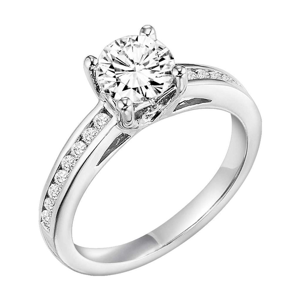 Picture of Harry Chad Enterprises 21230 1.30 CT White Gold Fine Diamond Engagement Ring