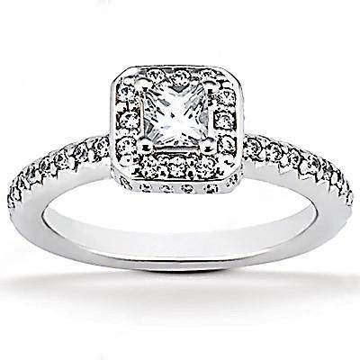 Picture of Harry Chad Enterprises 15396 2.12 CT Diamonds F VVS1 White Gold Engagement Ring