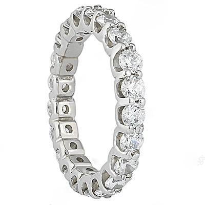 2.20 CT Diamonds F VS1 Wedding Band - Gold