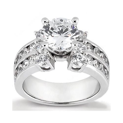 Picture of Harry Chad Enterprises 14394 2.25 CT Diamond Ring F VS1 Diamonds Engagement Ring