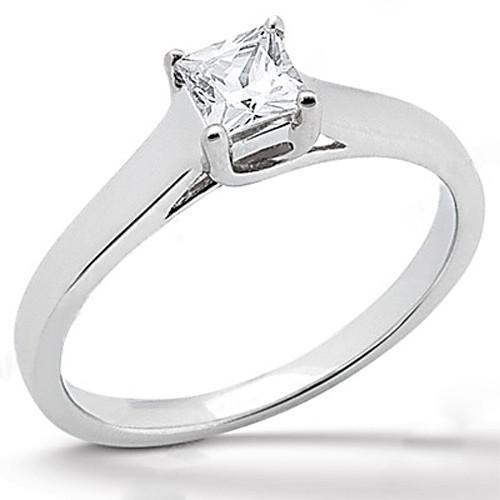 Picture of Harry Chad Enterprises 13017 1.25 CT F VS1 White Gold Diamond Solitaire Womens Engagement Ring