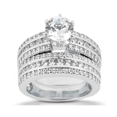 Picture of Harry Chad Enterprises 13611 2.25 CT Diamonds Engagement Anniversary Ring