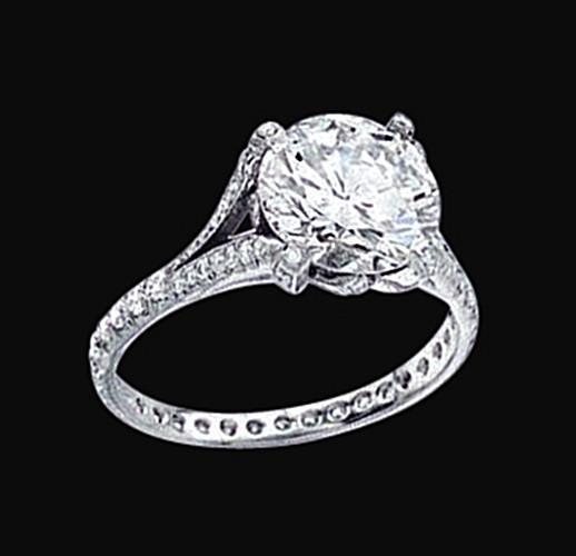 Picture of Harry Chad Enterprises 1279 2.36 CT Diamonds Royal Engagement Ring - White Gold