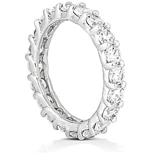 2 CT Gold Wedding Eternity beautiful Diamonds Band