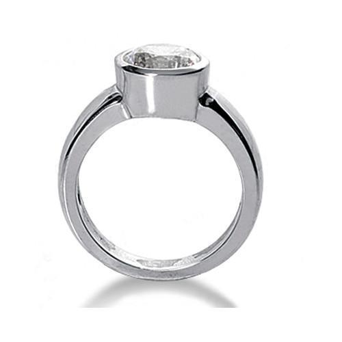 Picture of Harry Chad Enterprises 12150 2.50 CT G SI1 Diamonds Solitaire Engagement Ring - White Gold
