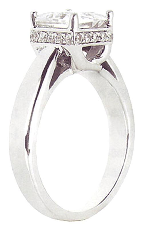 Picture of Harry Chad Enterprises 12426 2.51 CT Princess Cut Diamond Engagement Ring