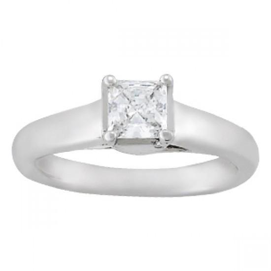 Picture of Harry Chad Enterprises 10940 0.90 CT Diamonds Solid Gold 14K Sparkling Wedding Solitaire Ring