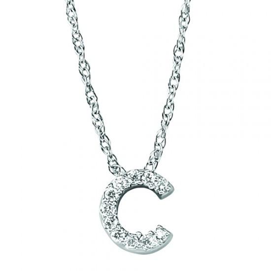 Picture of Harry Chad Enterprises HC11044 0.50 CT Round Diamonds Pendant Necklace Chain - 14K White Gold