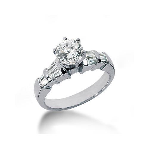Picture of Harry Chad Enterprises 1179 2.75 CT Diamonds Baguette Diamonds Engagement Ring