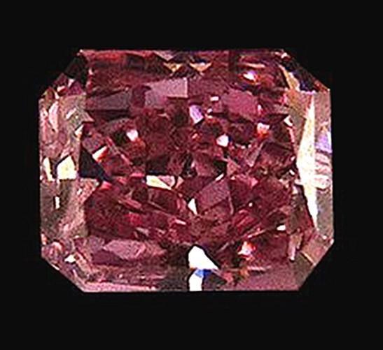 Picture of Harry Chad Enterprises 6340 1 CT Fancy Red Radiant Cut Loose Ruby