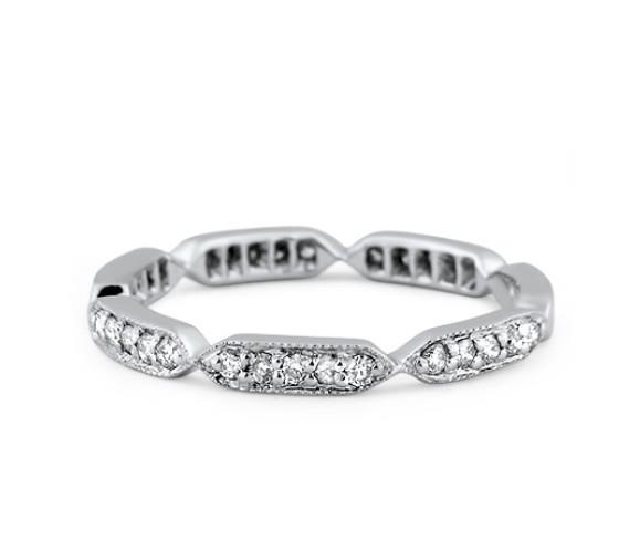 Picture of Harry Chad Enterprises 40353 2.45 CT White Gold 14K Brilliant Cut Diamonds Lady Wedding Band