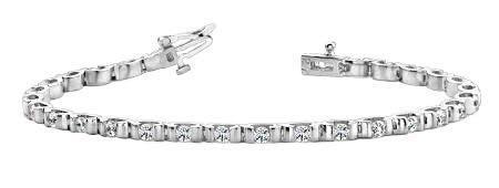 40367 9.50 CT Round Brilliant Cut Diamonds Women Tennis Bracelet
