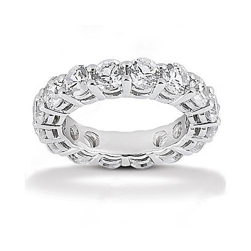 Picture of Harry Chad Enterprises 50359 3.60 Carat 14K White Gold Jewelry Gorgeous Diamonds Wedding Band Ring