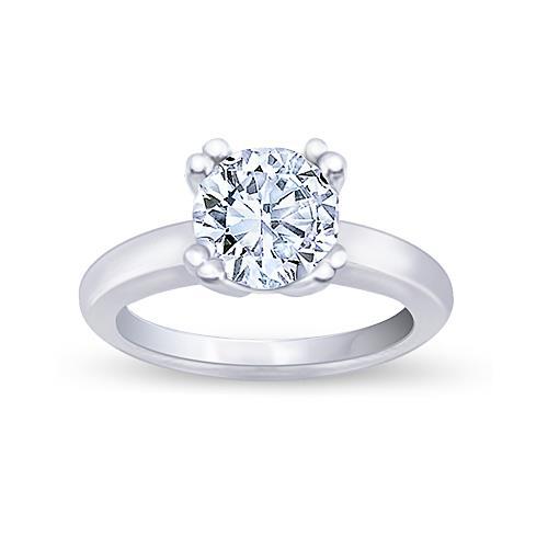 Picture of Harry Chad Enterprises 50239 4.5 Carat G I2 Huge Solitaire Diamond Ring - 14K White Gold