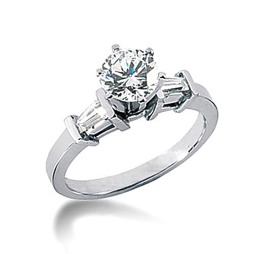 Picture of Harry Chad Enterprises 50152 1.51 Carat Diamonds 3-Stone Anniversary Ring - 14K White Gold