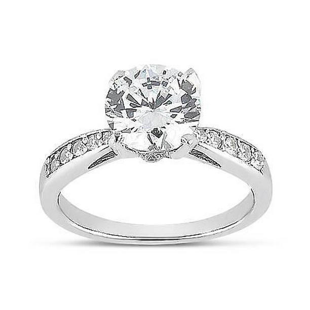 50682 1.75 CT Round Diamonds Wedding Anniversary Ring, White Gold - Size 6.5