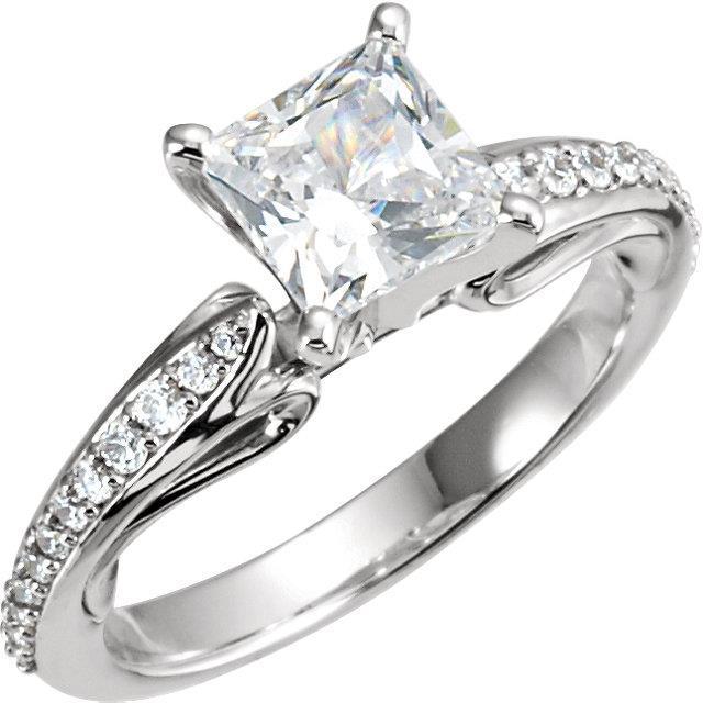 Picture of Harry Chad Enterprises 50719 1.79 CT Princess & Round Brilliant Diamonds Anniversary Ring&#44; Size 6.5