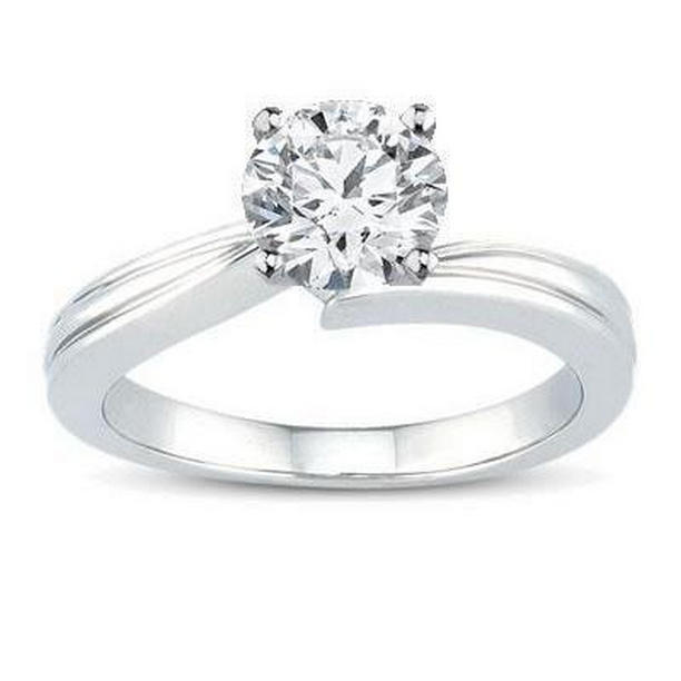Picture of Harry Chad Enterprises 55122 Solitaire Gorgeous Round Cut 1.50 CT Diamond Anniversary Ring, Size 6.5