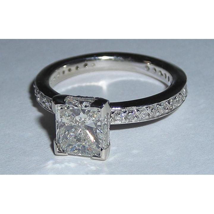 Picture of Harry Chad Enterprises 15644 2.26 CT White Gold Diamond Engagement Ring with Accents&#44; Size 6.5