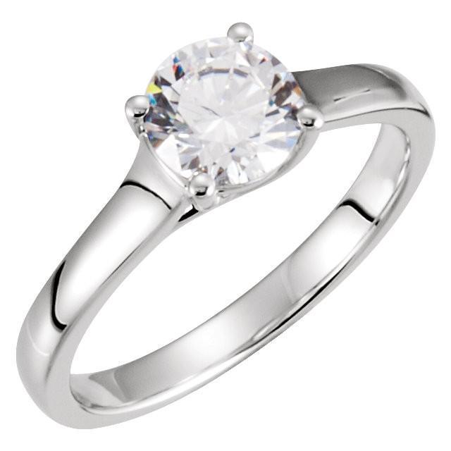 Picture of Harry Chad Enterprises 10100 1.65 CT Diamond Solitaire Engagement Ring&#44; 14K Gold - Size 6.5