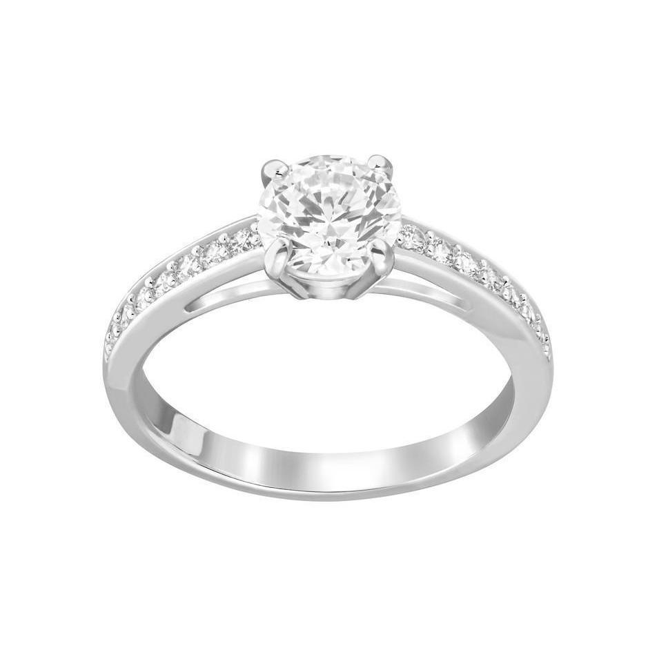 Picture of Harry Chad Enterprises 29377 Sparkling Brilliant Cut 2 CT Diamond Solitaire Ring with Accents, Size 6.5
