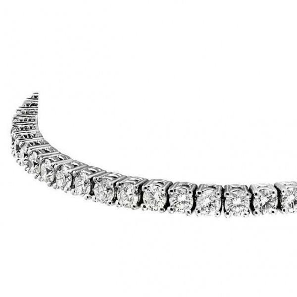 50810 6 CT Small Round Cut Diamonds Tennis Bracelet, White Gold