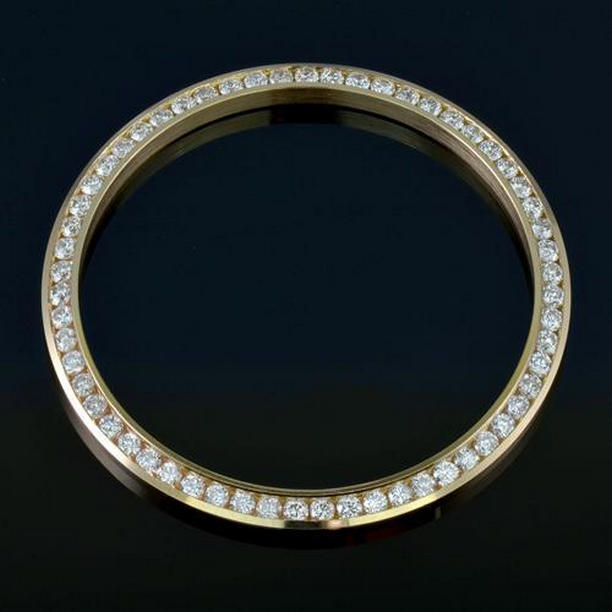 Picture of Harry Chad Enterprises 56895 26 mm 2.25 CT Custom Diamond Bezel for Rolex Datejust or Watch